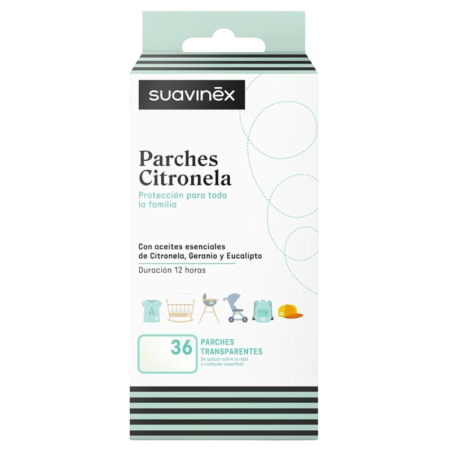 Suavinex parches con citronela 36 parches