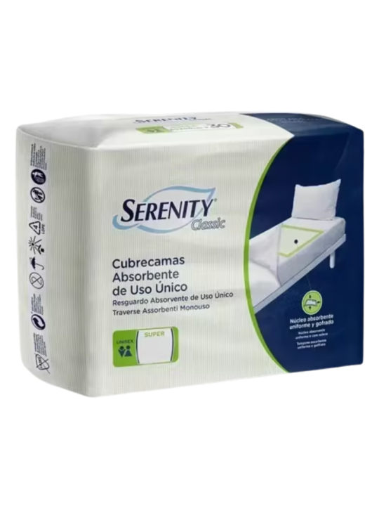 Serenity Expert Protect Super salvacamas 180x90 cm 20 unidades