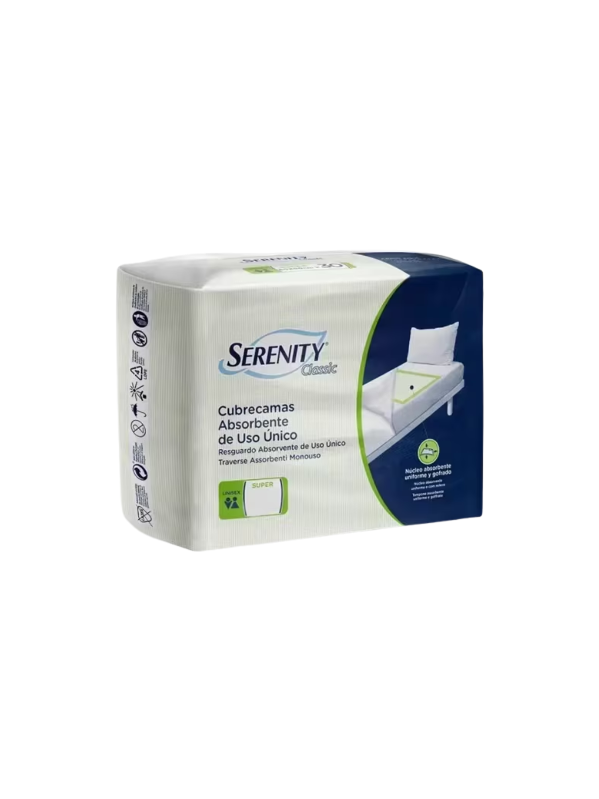Serenity Expert Protect Super salvacamas 180x90 cm 20 unidades