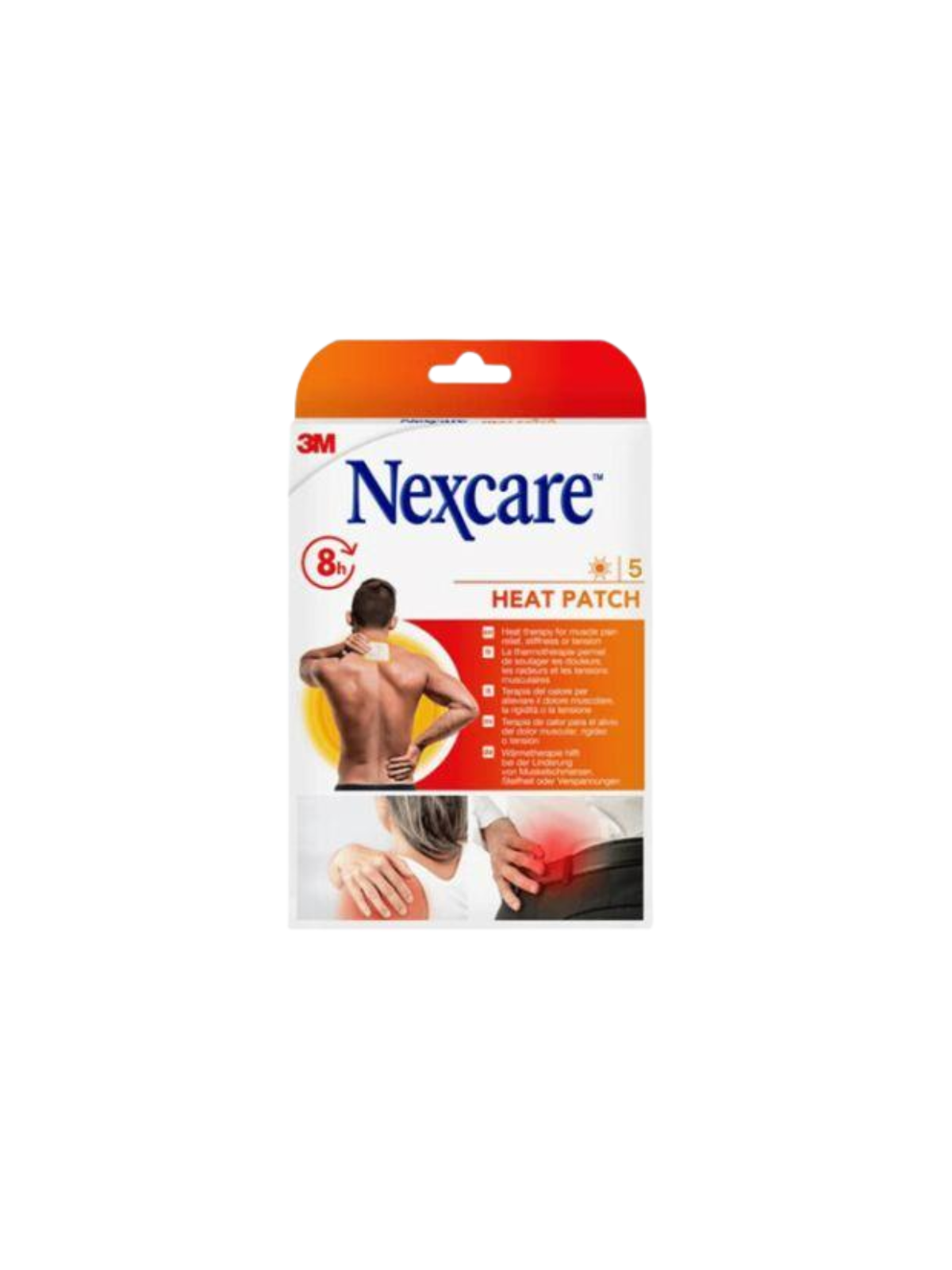 Nexcare parche calor 5uds  9.5 X 13cm