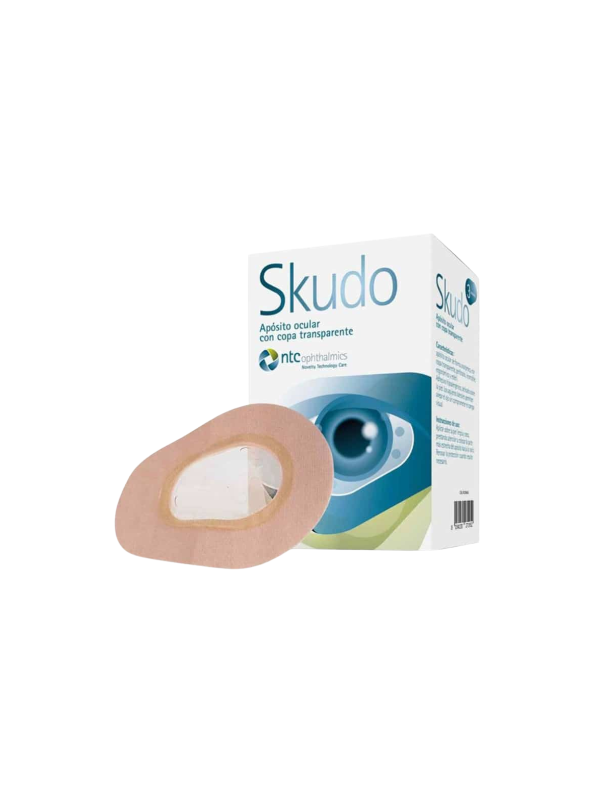 Skudo Apósito Ocular con Capa Transparente 1 ud