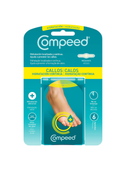 Compeed callos hidratación continua 6 unidades