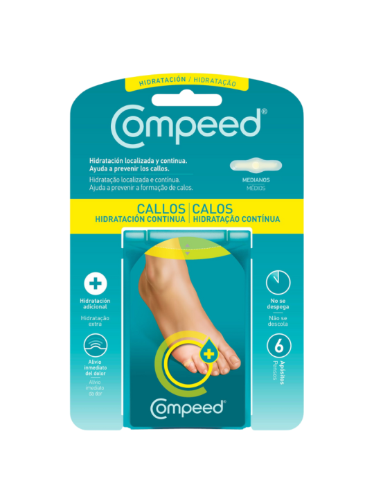 Compeed callos hidratación continua 6 unidades