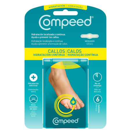 Compeed callos hidratación continua 6 unidades