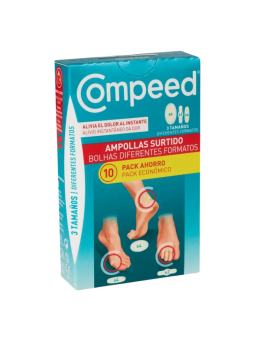 Compeed ampollas surtido 3 tamaños 10 unidades pack ahorro