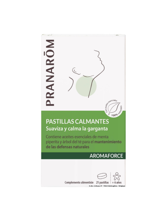 Pranarom Aromaforce pastillas calmantes garganta 21 pastillas