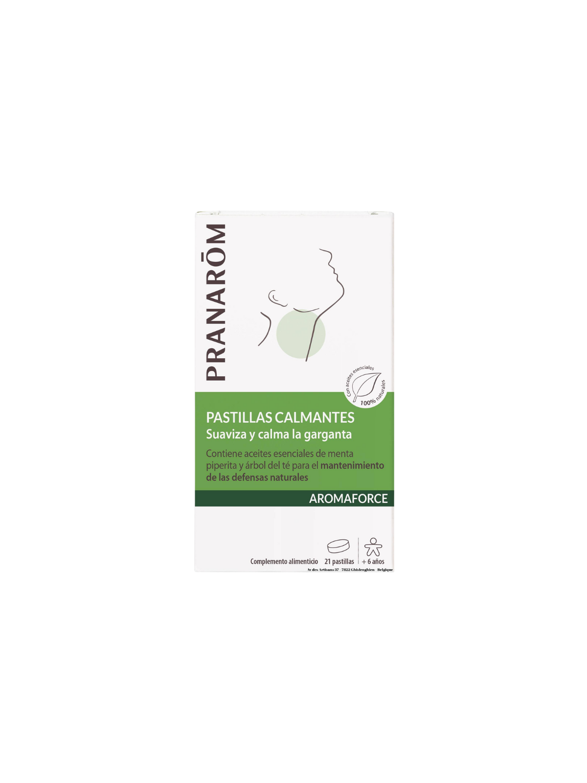 Pranarom Aromaforce pastillas calmantes garganta 21 pastillas