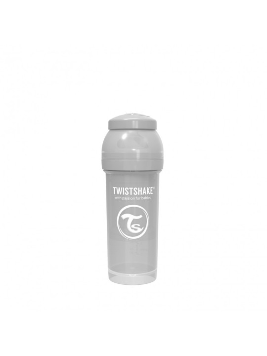 Twistshake biberon anticolico pastel gris 260 ml