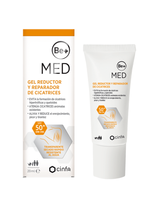 BE+ gel reductor y reparador de cicatrices 20ml