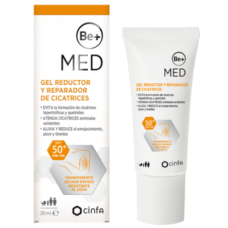 BE+ gel reductor y reparador de cicatrices 20ml