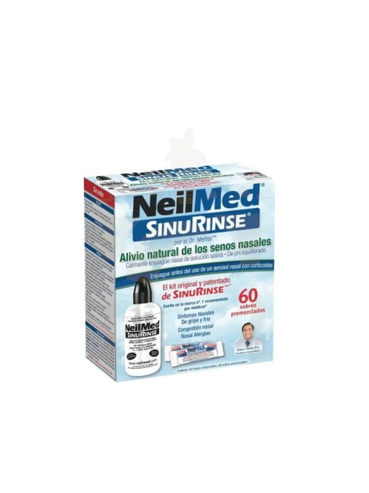 Neilmed sinus rinse kit 1 frasco 240 ml + 60 sobres