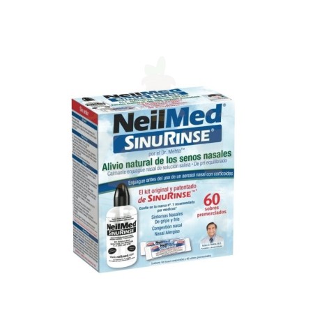 Neilmed sinus rinse kit 1 frasco 240 ml + 60 sobres