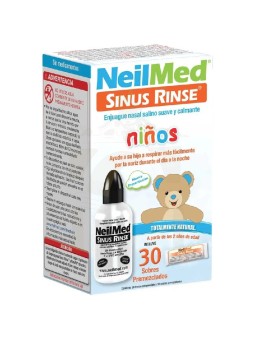 Neilmed Sinus Rinse Niños kit 1 frasco 120 ml + 30 sobres