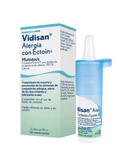 Vidisan alergia con ectoin colirio multidosis 10ml