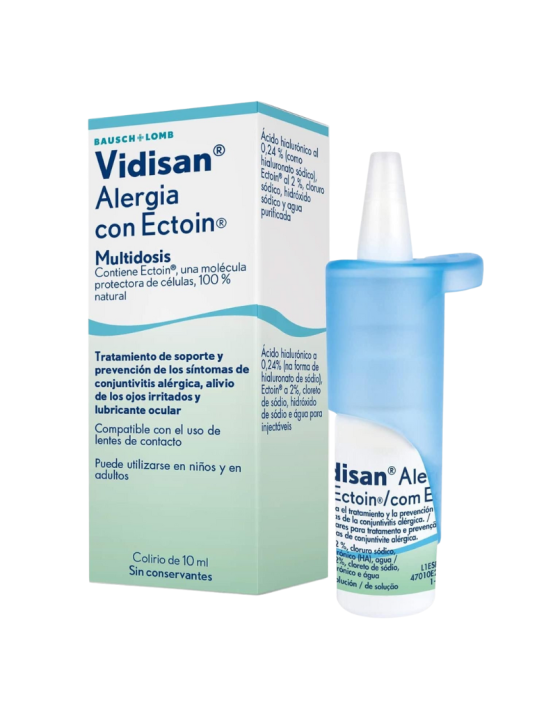 Vidisan alergia con ectoin colirio multidosis 10ml