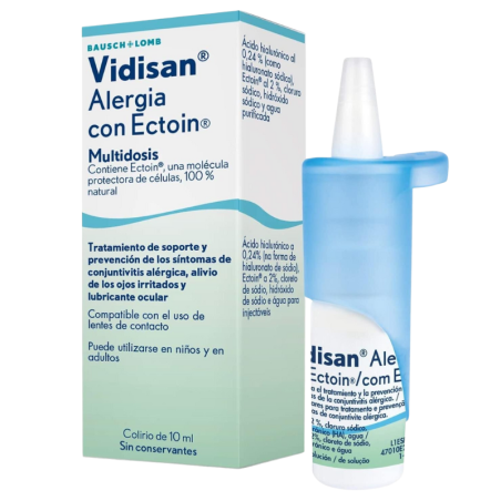 Vidisan alergia con ectoin colirio multidosis 10ml