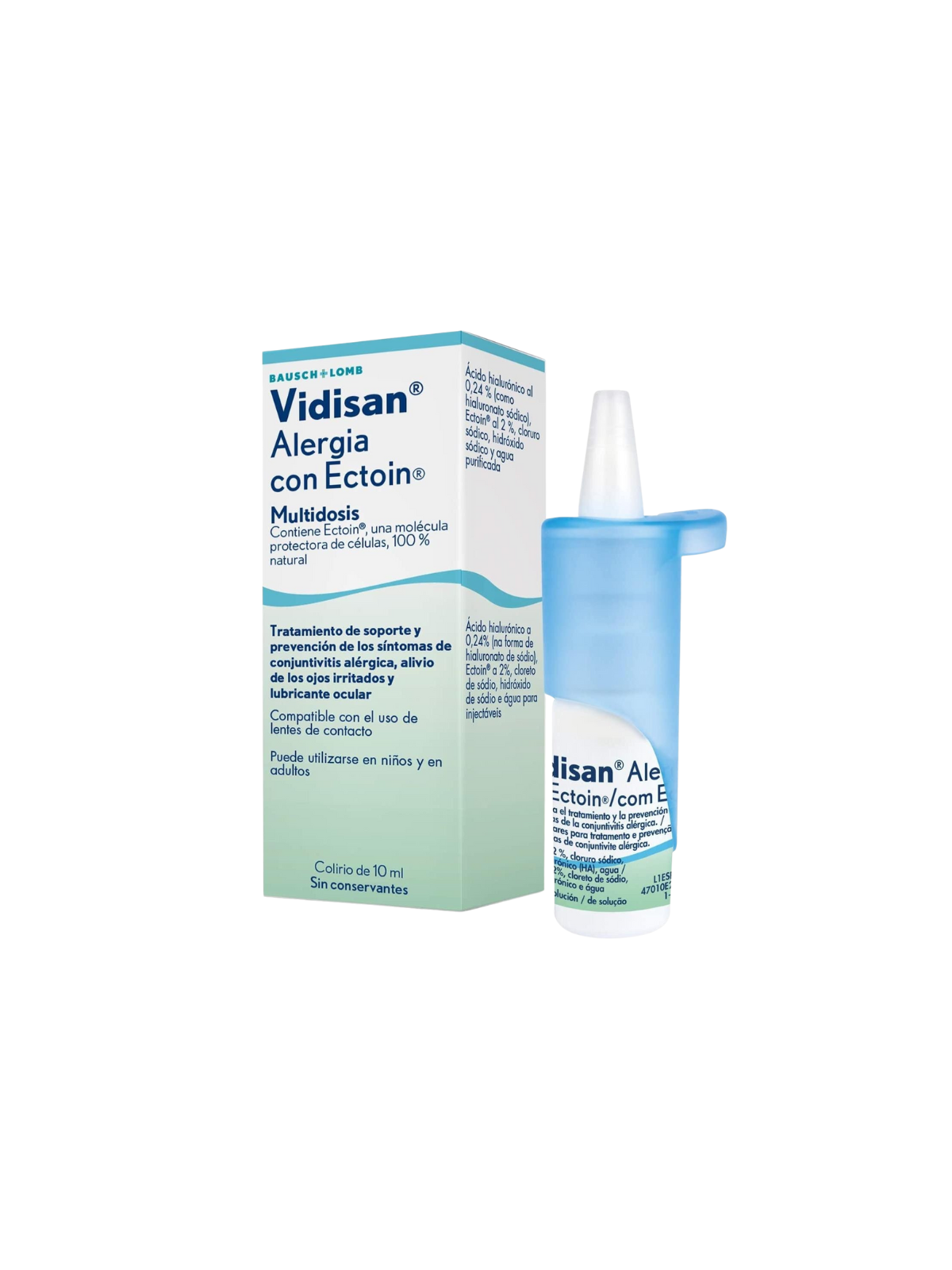 Vidisan alergia con ectoin colirio multidosis 10ml