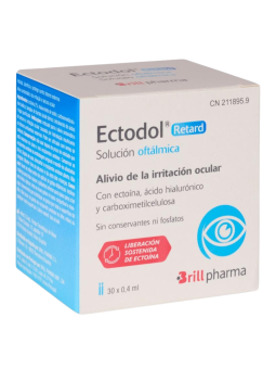 Ectodol retard solución oftálmica 30 monodosis 0,4ml