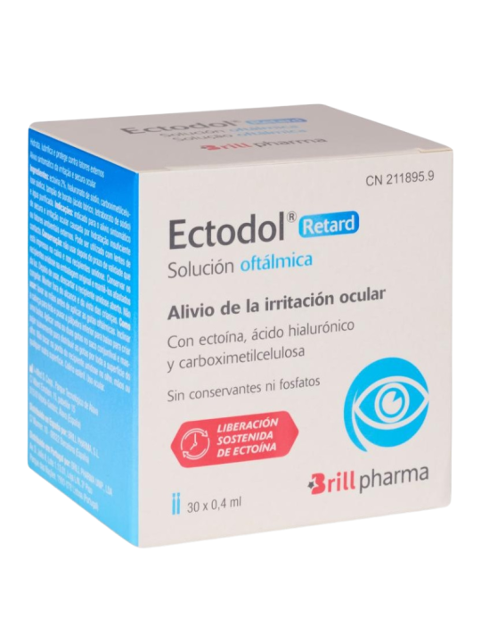 Ectodol retard solución oftálmica 30 monodosis 0,4ml