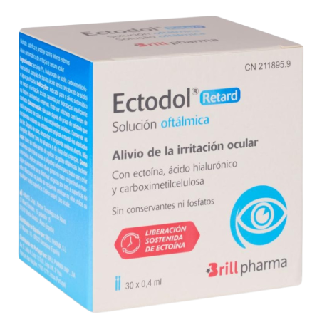 Ectodol retard solución oftálmica 30 monodosis 0,4ml
