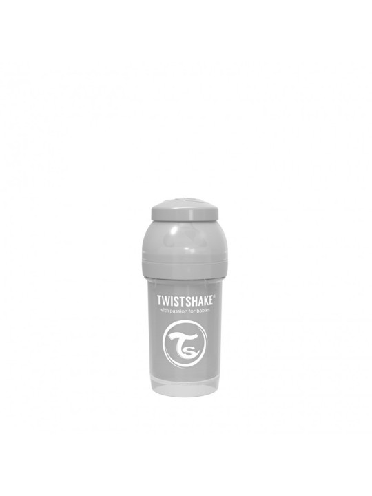 Twistshake biberon anticolico pastel gris 180 ml