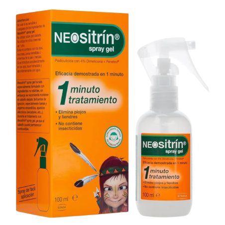 Neositrin 100 % spray antipiojos gel líquido 100ml