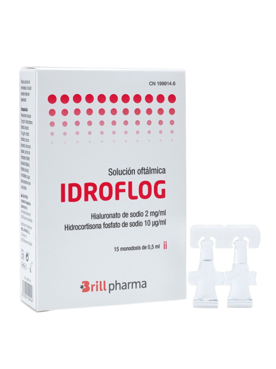 Idroflog Solución Oftálmica 15 Monodosis 0,5 ml