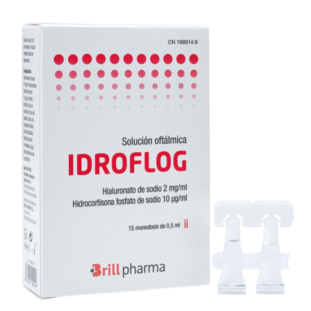 Idroflog Solución Oftálmica 15 Monodosis 0,5 ml