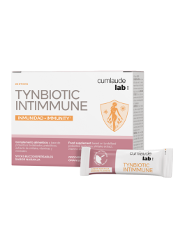 Cumlaude Lab: Tynbiotic Intimmune 28 STICKS Bucodispersables 1,5G Sabor naranja