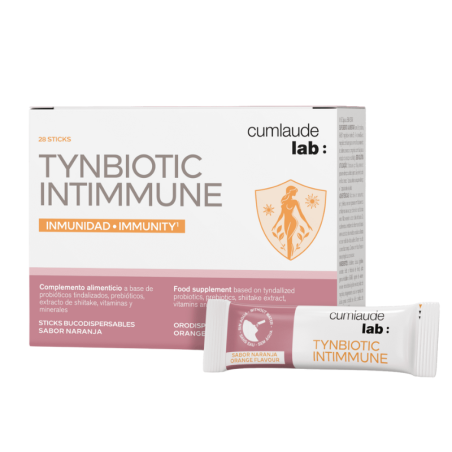 Cumlaude Lab: Tynbiotic Intimmune 28 STICKS Bucodispersables 1,5G Sabor naranja
