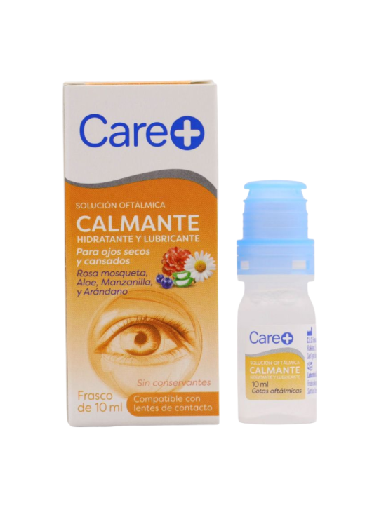 Care+ solucion oftalmica calmante con extractos naturales 10ml