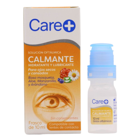Care+ solucion oftalmica calmante con extractos naturales 10ml