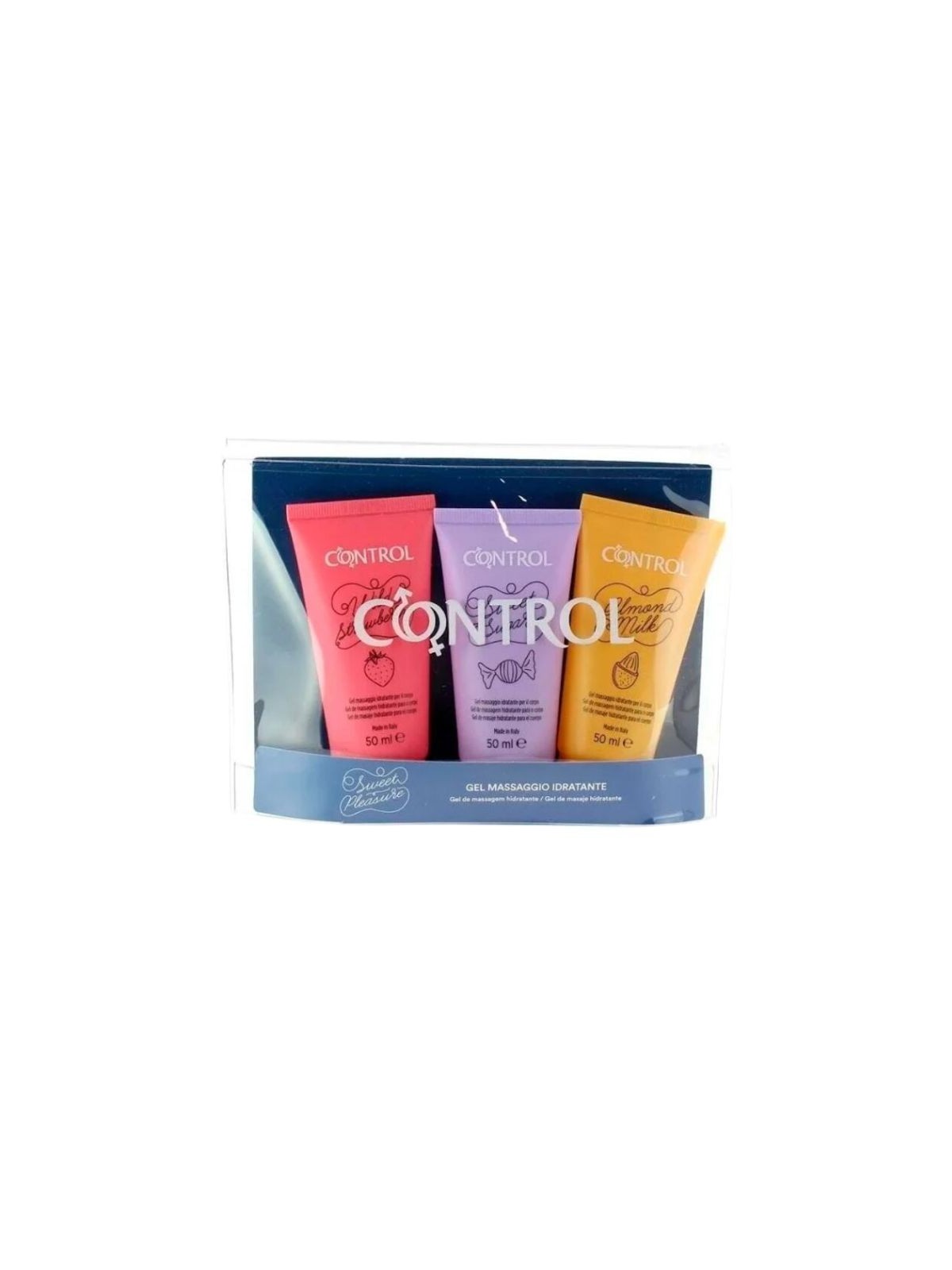 Control neceser gel masajes 3 x 50ml unidades variadas