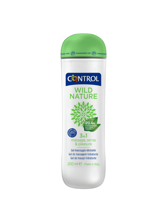 Control Wild Nature 3 in 1 Gel De Masaje Hidratante 200ml