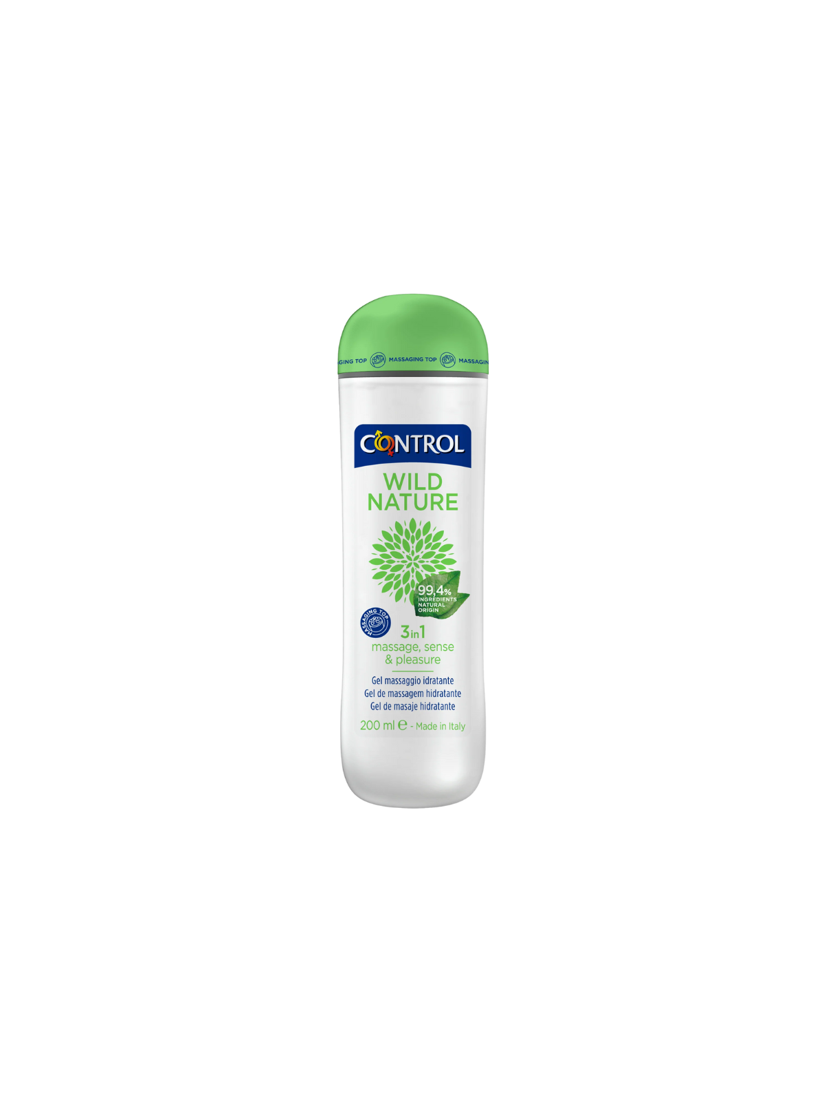 Control Wild Nature 3 in 1 Gel De Masaje Hidratante 200ml