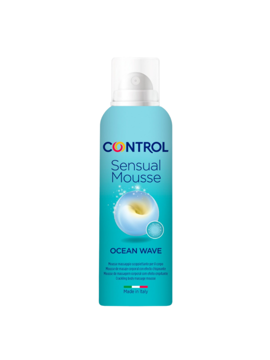 Control sensual mousse ocean wave masaje corporal 125ml