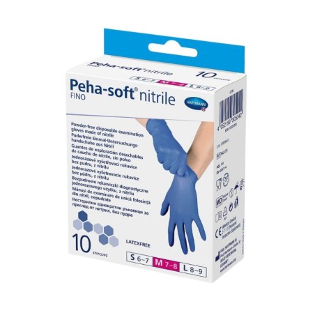 Guantes desechables de nitrilo talla M 7-8 Peha-Soft nitrile