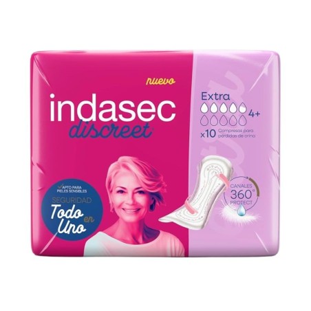 Indasec discreet extra 10 unidades