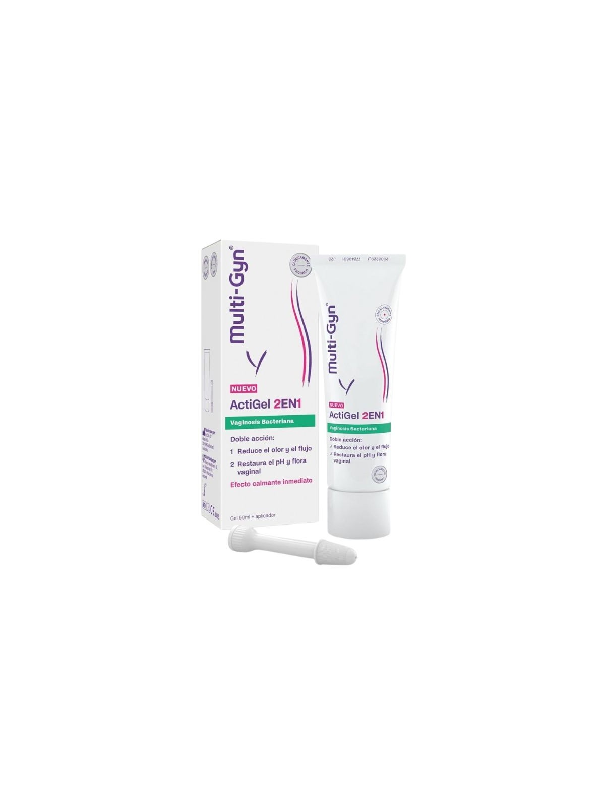 Multi-gyn actigel 2 en 1 - 1 tubo 50ml + APLICADOR