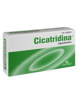 Cicatridina supositorios 5mg 10uds