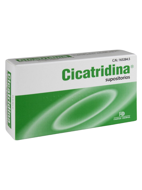 Cicatridina supositorios 5mg 10uds