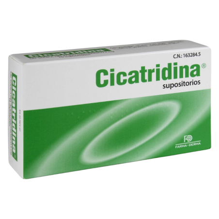 Cicatridina supositorios 5mg 10uds