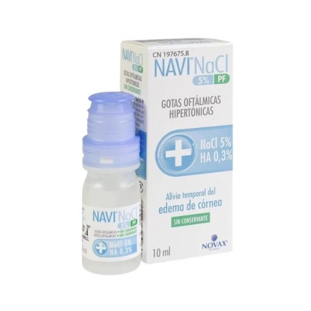 Navi nacl 5% pf gotas oftálmicas hipertónicas 10ml
