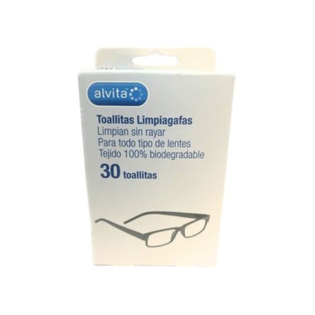 Alvita toallitas limpiagafas 30 unidades