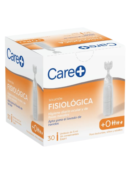 Care + (antes Stada) suero fisiológico 5ml 30 monodosis