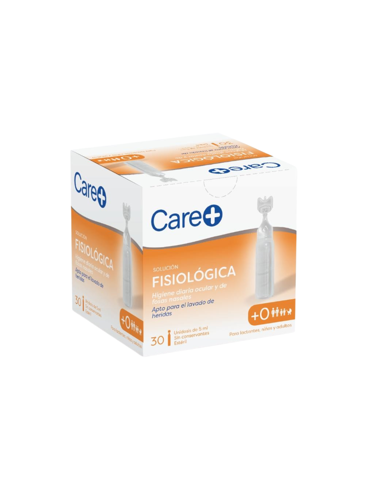 Care + (antes Stada) suero fisiológico 5ml 30 monodosis