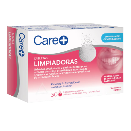 Care + tabletas limpiadoras efervescentes