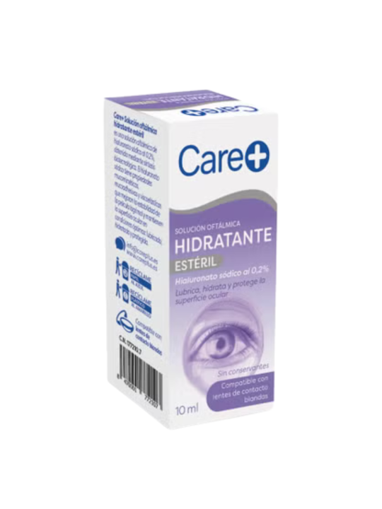 Care + Solucion Oftalmica Hidratante 0.2% Hialurónico