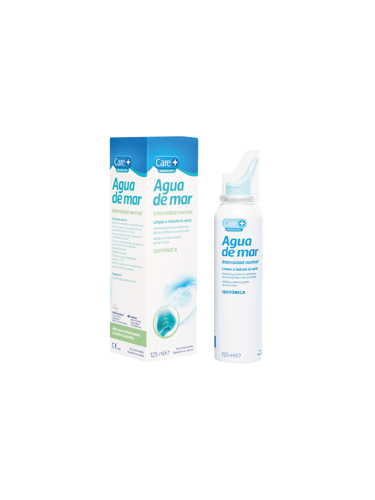Care+ Agua de mar isotonica intensidad normal 125ml