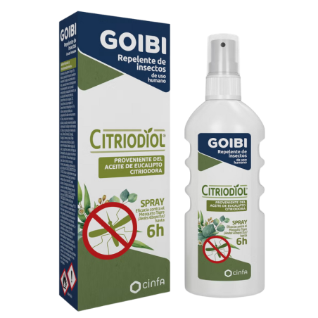 Goibi antimosquitos citriodiol spray uso humano repelente 100ml